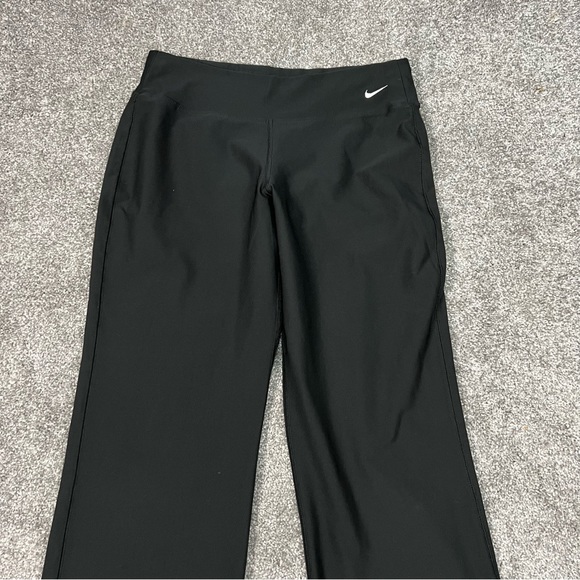 vintage nike capri pants womens medium black cropped wide leg y2k 90s - Picture 5 of 12